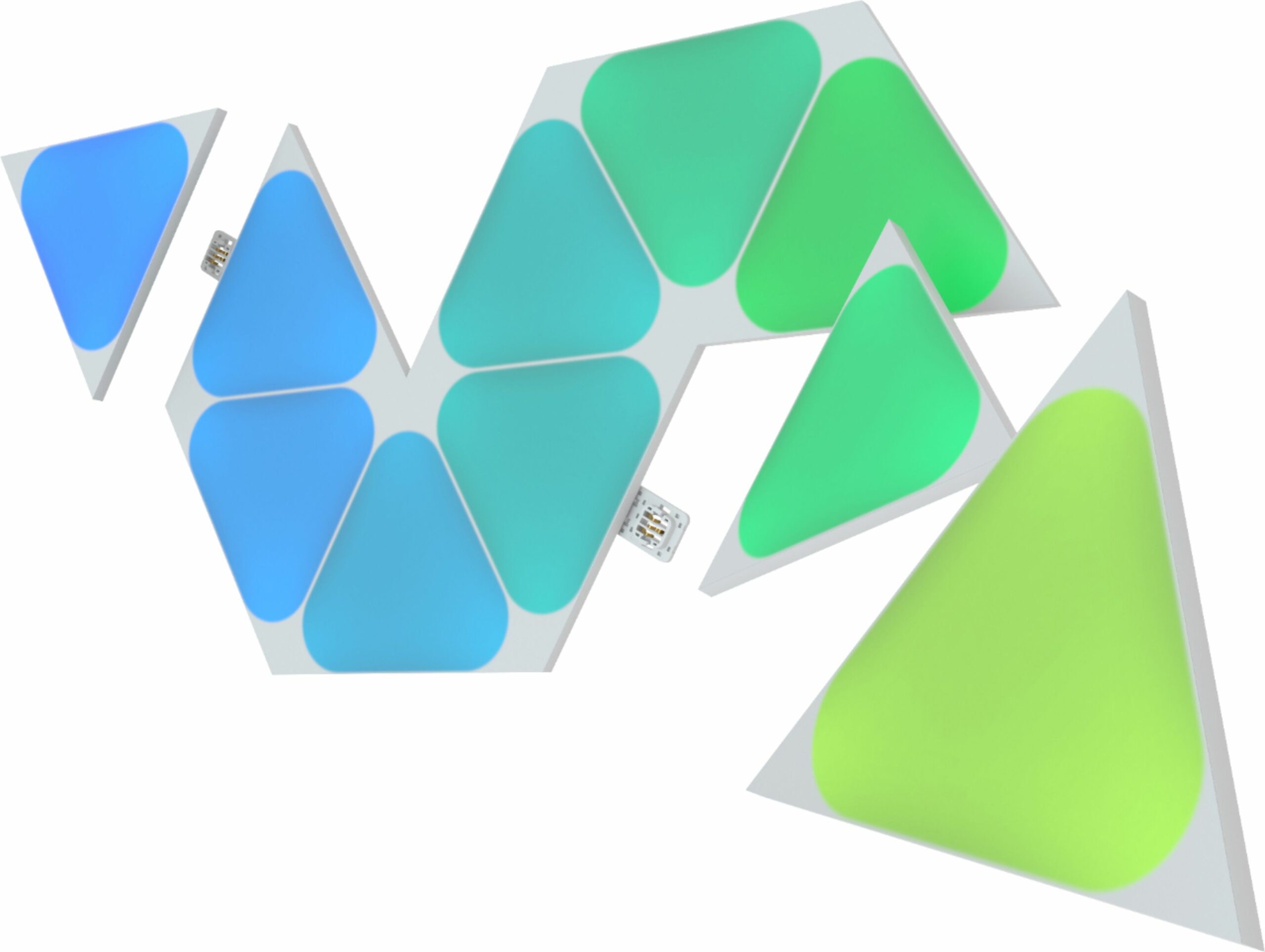 Nanoleaf Shapes Mini Triangle Smarter Kit [5 Panels] - TechFun